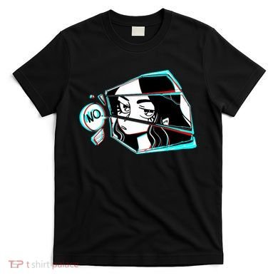 Anime No Eyes Broken Glass T-Shirt