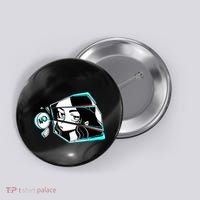 Anime No Eyes Broken Glass Button thumb 0