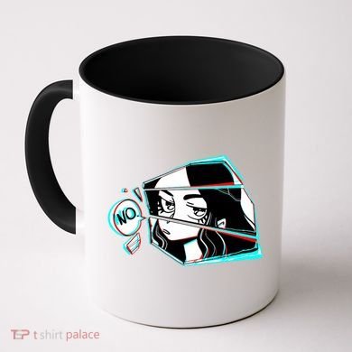 Anime No Eyes Broken Glass Coffee Mug