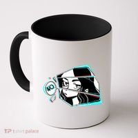Anime No Eyes Broken Glass Coffee Mug thumb 0