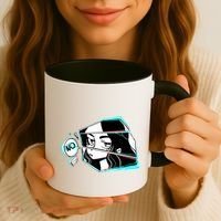 Anime No Eyes Broken Glass Coffee Mug thumb 3