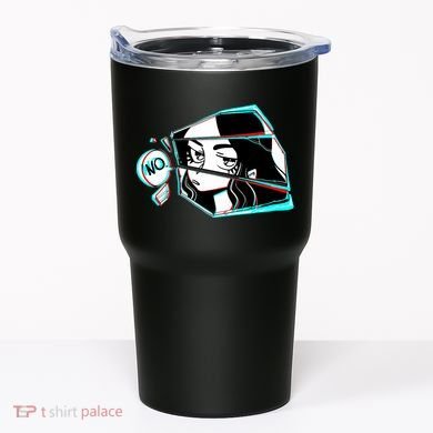 Anime No Eyes Broken Glass Tumbler