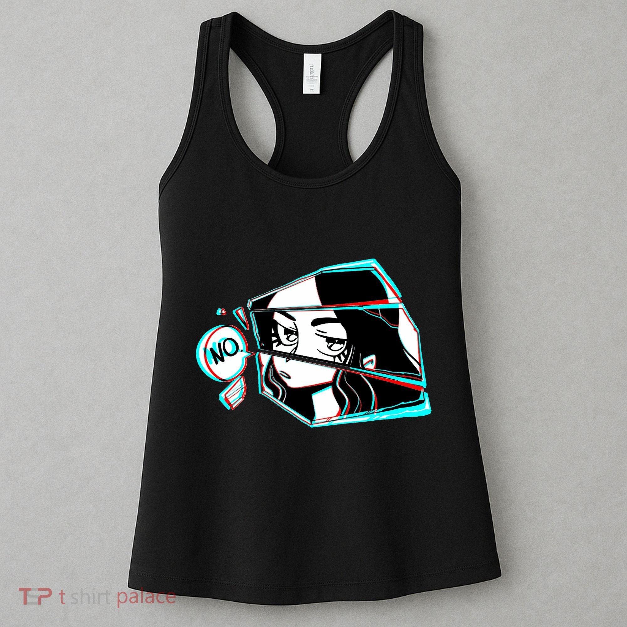 Anime No Eyes Broken Glass Women's Tank Top