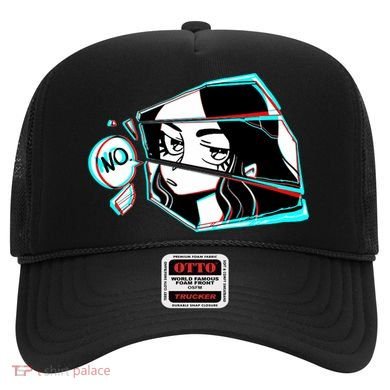 Anime No Eyes Broken Glass Hat