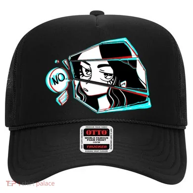 Anime No Eyes Broken Glass Hat