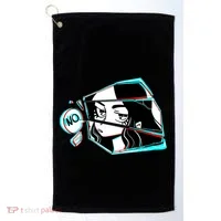 Anime No Eyes Broken Glass Golf Towel thumb 0