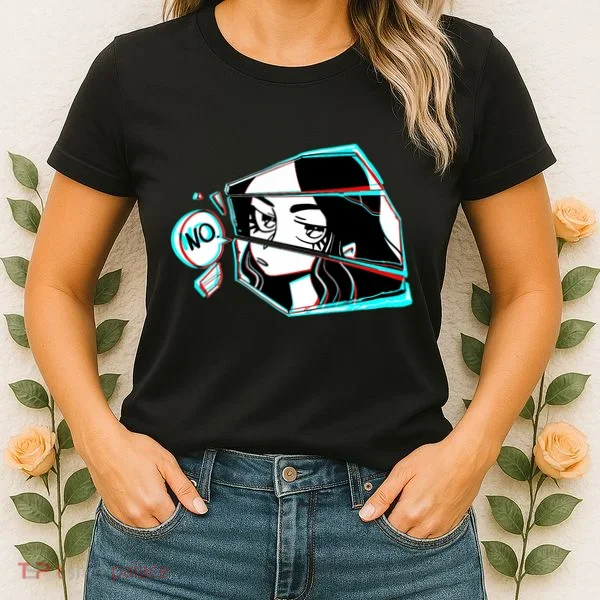 Anime No Eyes Broken Glass Women's T-Shirt