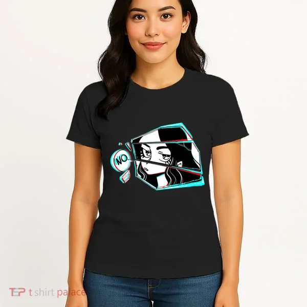 Anime No Eyes Broken Glass Women's T-Shirt