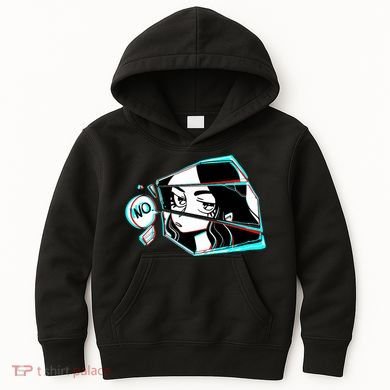 Anime No Eyes Broken Glass Kids Hoodie