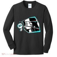 Anime No Eyes Broken Glass Kids Long Sleeve Shirt thumb 0