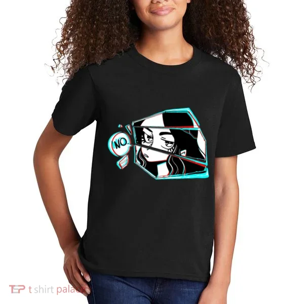 Anime No Eyes Broken Glass Kids T-Shirt