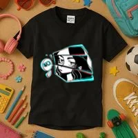 Anime No Eyes Broken Glass Kids T-Shirt thumb 3