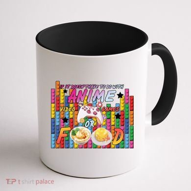 Anime Video Games Food Coffee Mug back