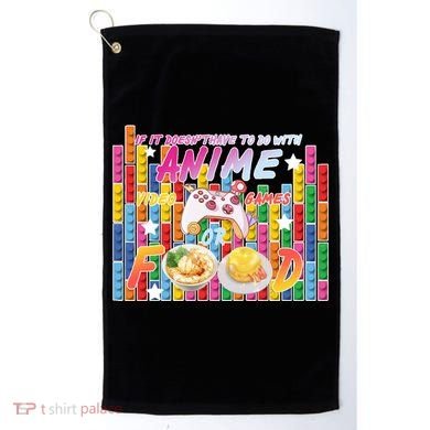 Anime Video Games Food Golf Towel