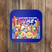 Anime Video Games Food Coaster thumb 0