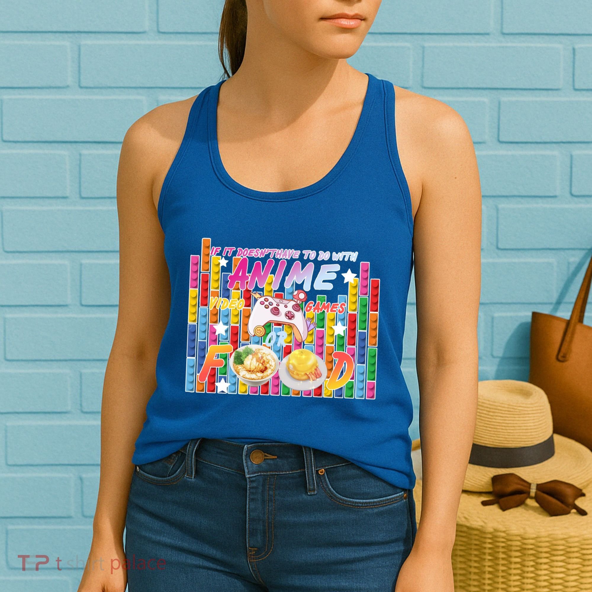 Anime Video Games Food Women's Tank Top