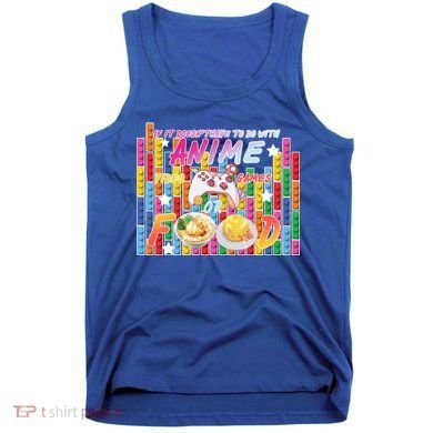 Anime Video Games Food Tank Top