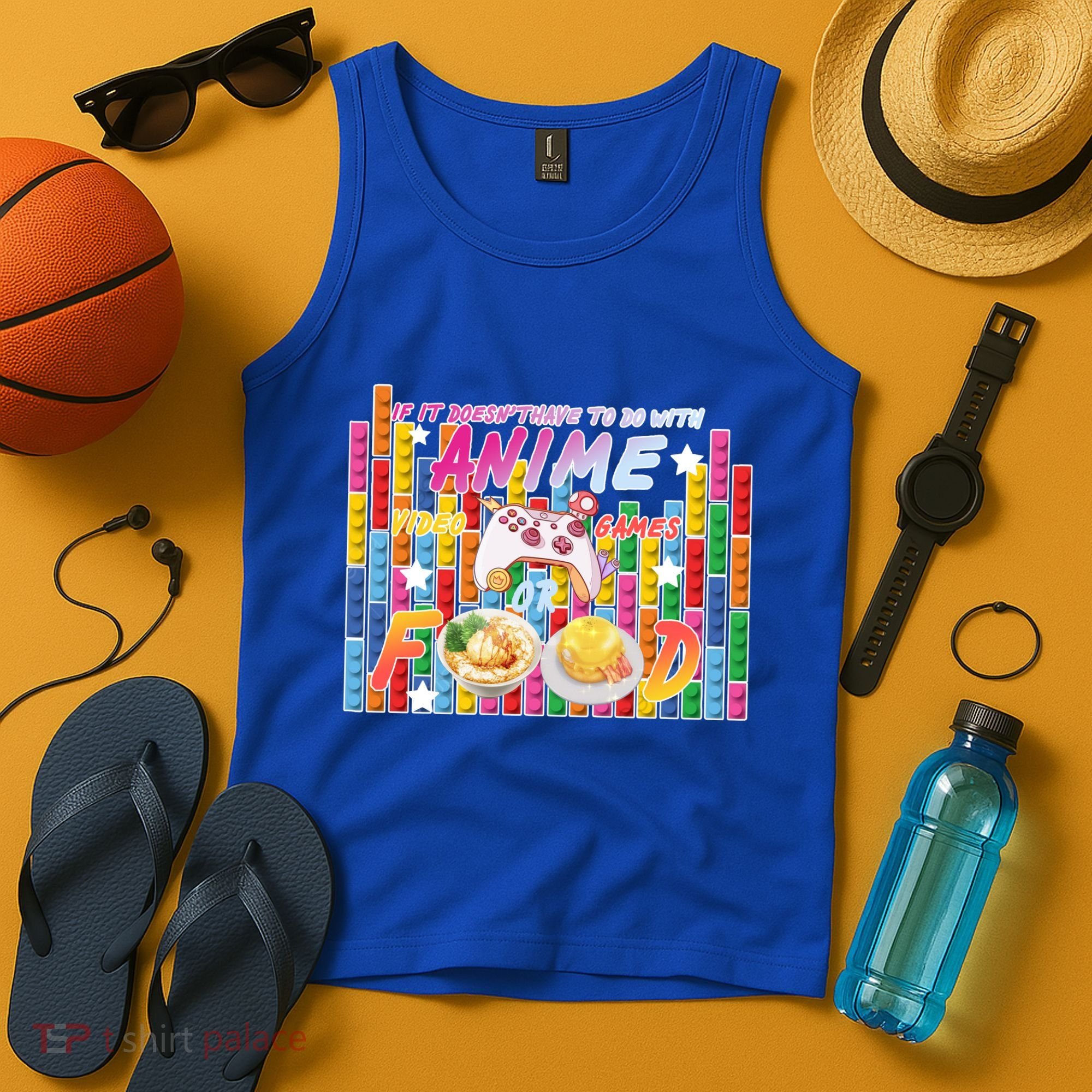 Anime Video Games Food Tank Top