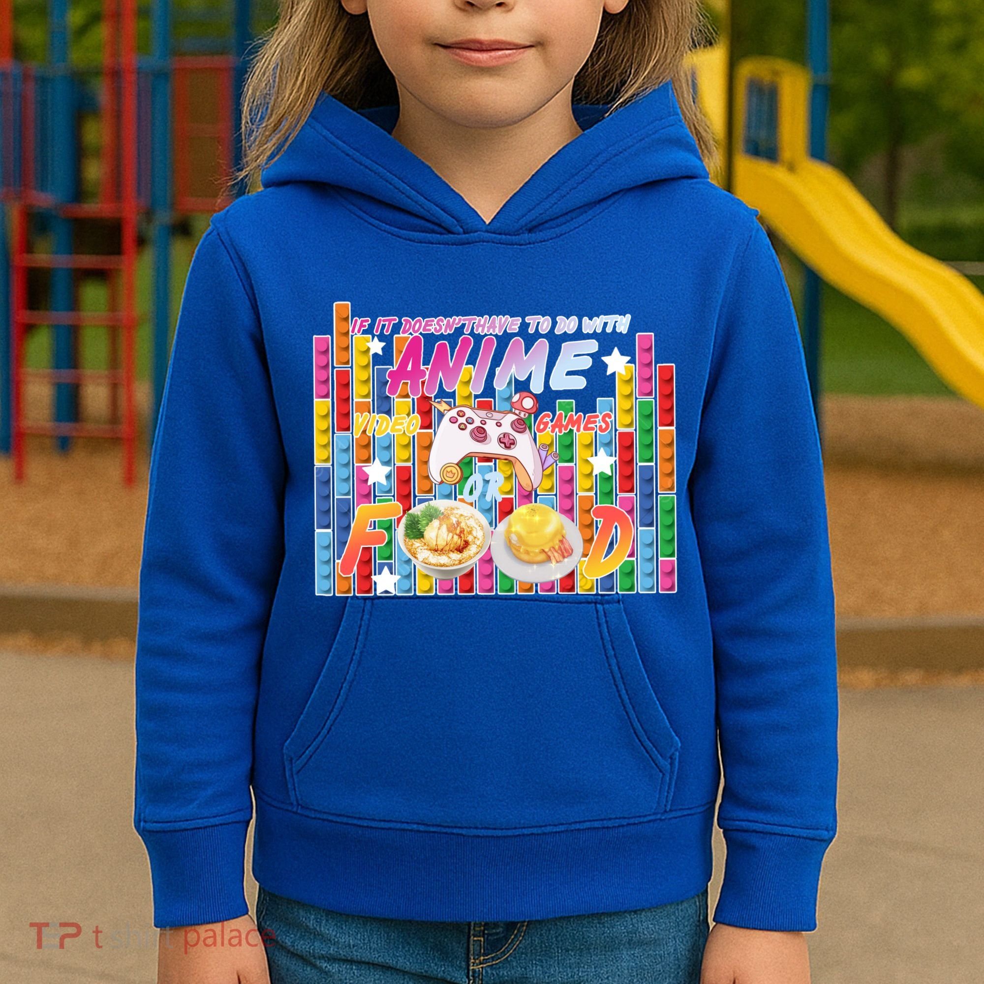 Anime Video Games Food Kids Hoodie