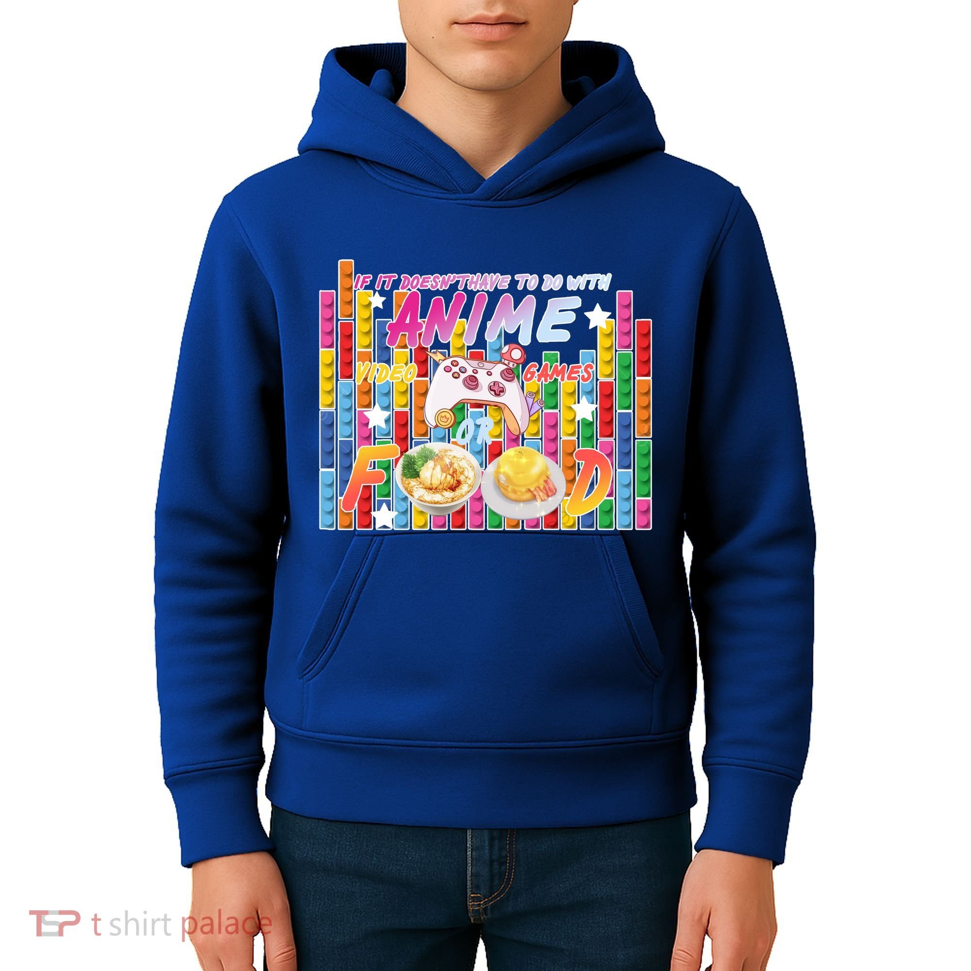 Anime Video Games Food Kids Hoodie