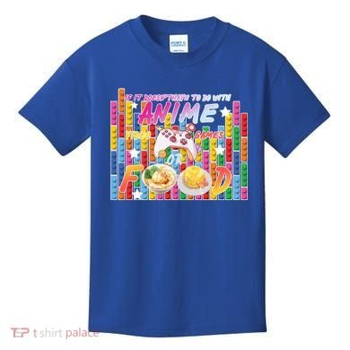 Anime Video Games Food Kids T-Shirt