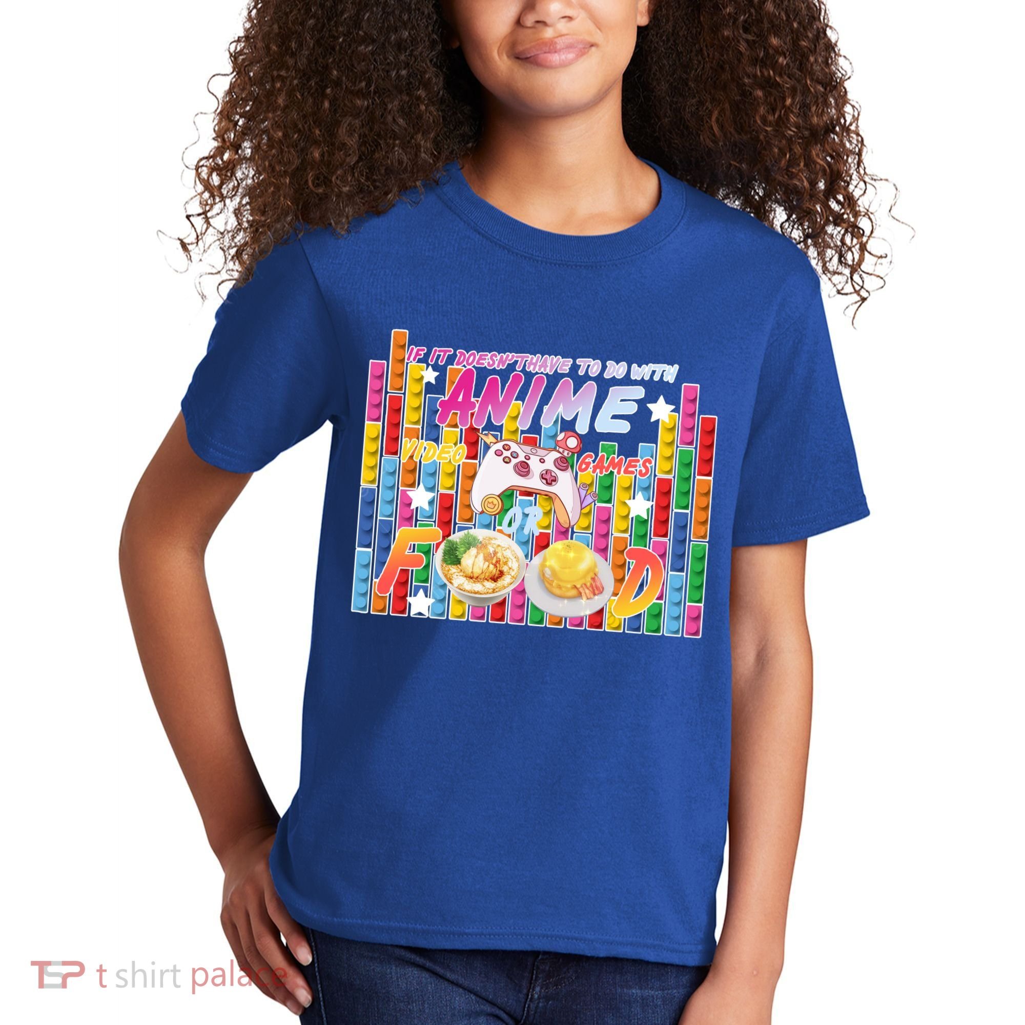 Anime Video Games Food Kids T-Shirt