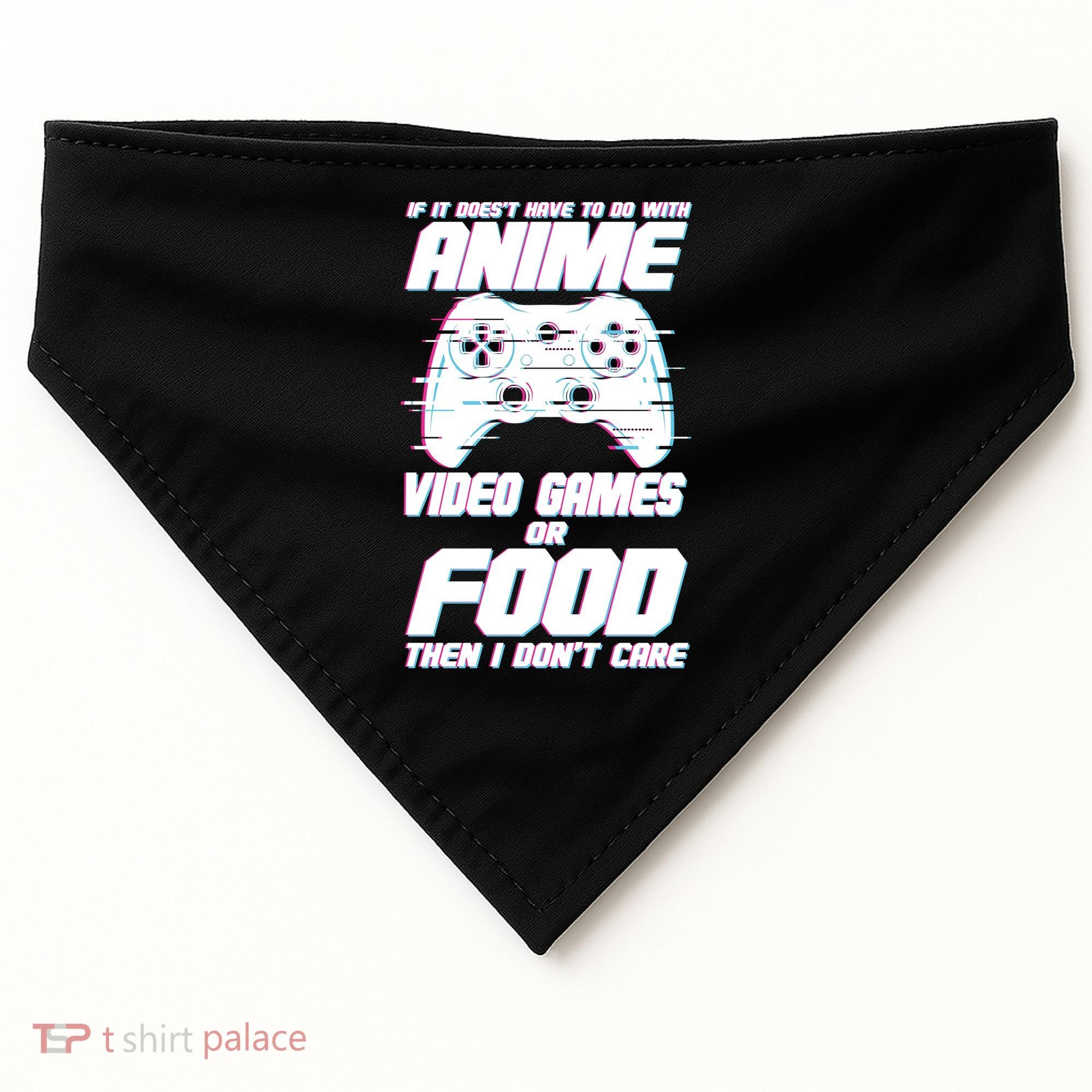 Anime Video Games Or Food USA-Made Doggie Bandana
