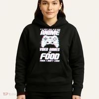 Anime Video Games Or Food Hoodie thumb 5