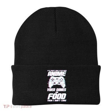 Anime Video Games Or Food Beanie