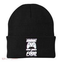 Anime Video Games Or Food Beanie thumb 0