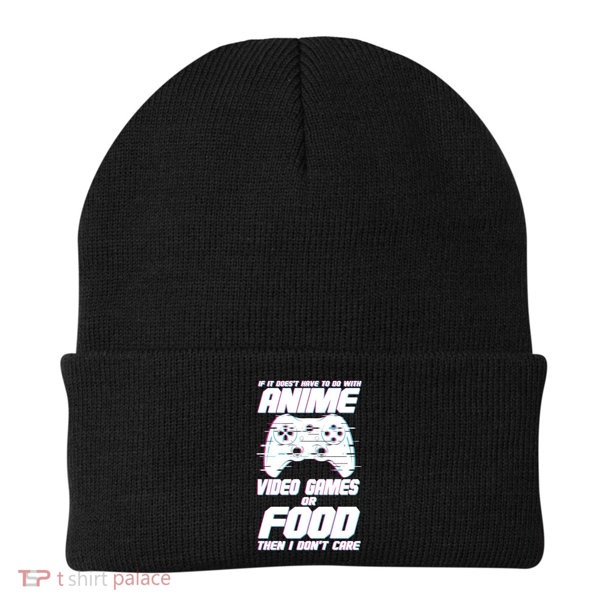 Anime Video Games Or Food Beanie