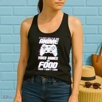 Anime Video Games Or Food Women's Tank Top thumb 2