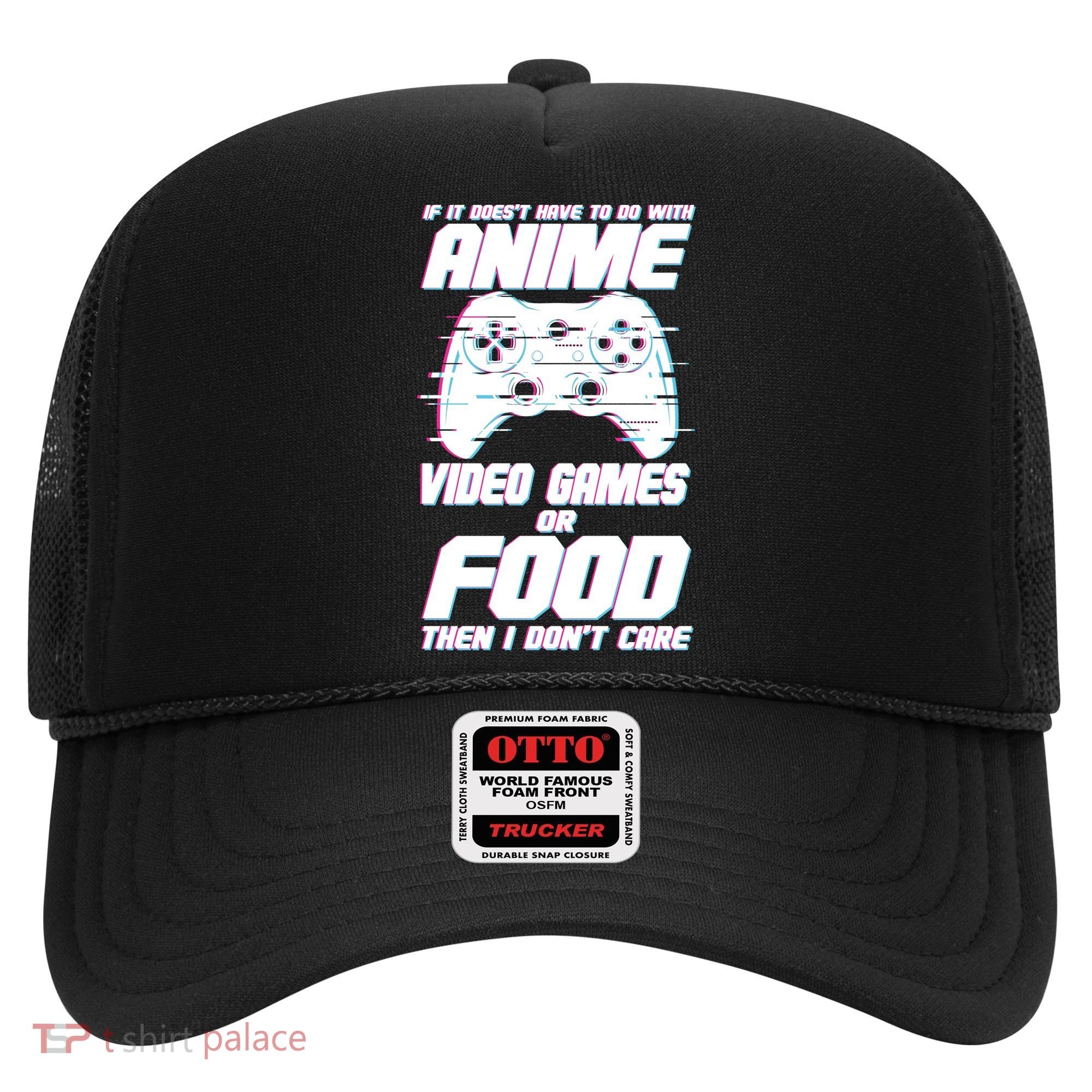 Anime Video Games Or Food Hat