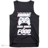 Anime Video Games Or Food Tank Top thumb 0