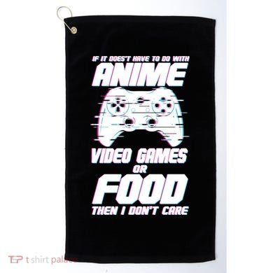 Anime Video Games Or Food Golf Towel