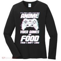 Anime Video Games Or Food Women's Long Sleeve Shirt thumb 0