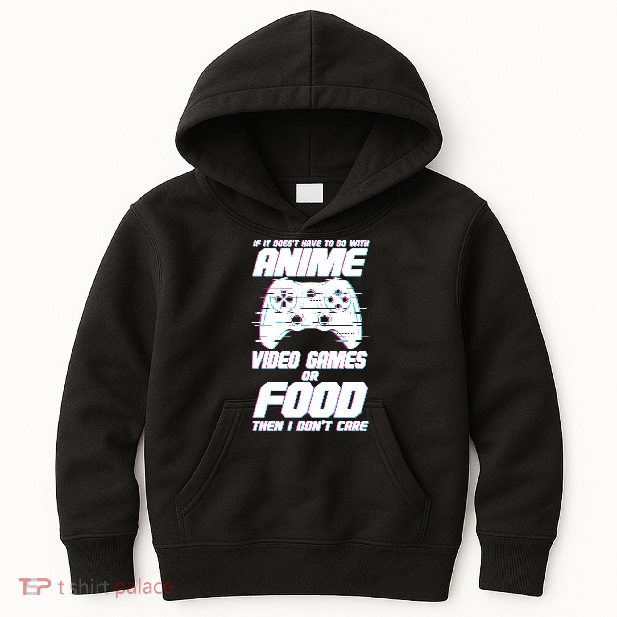 Anime Video Games Or Food Kids Hoodie