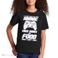 Anime Video Games Or Food Kids T-Shirt thumb 2