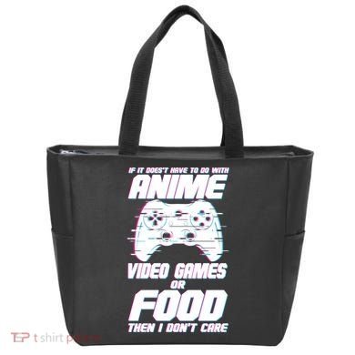 Anime Video Games Or Food Tote Bag