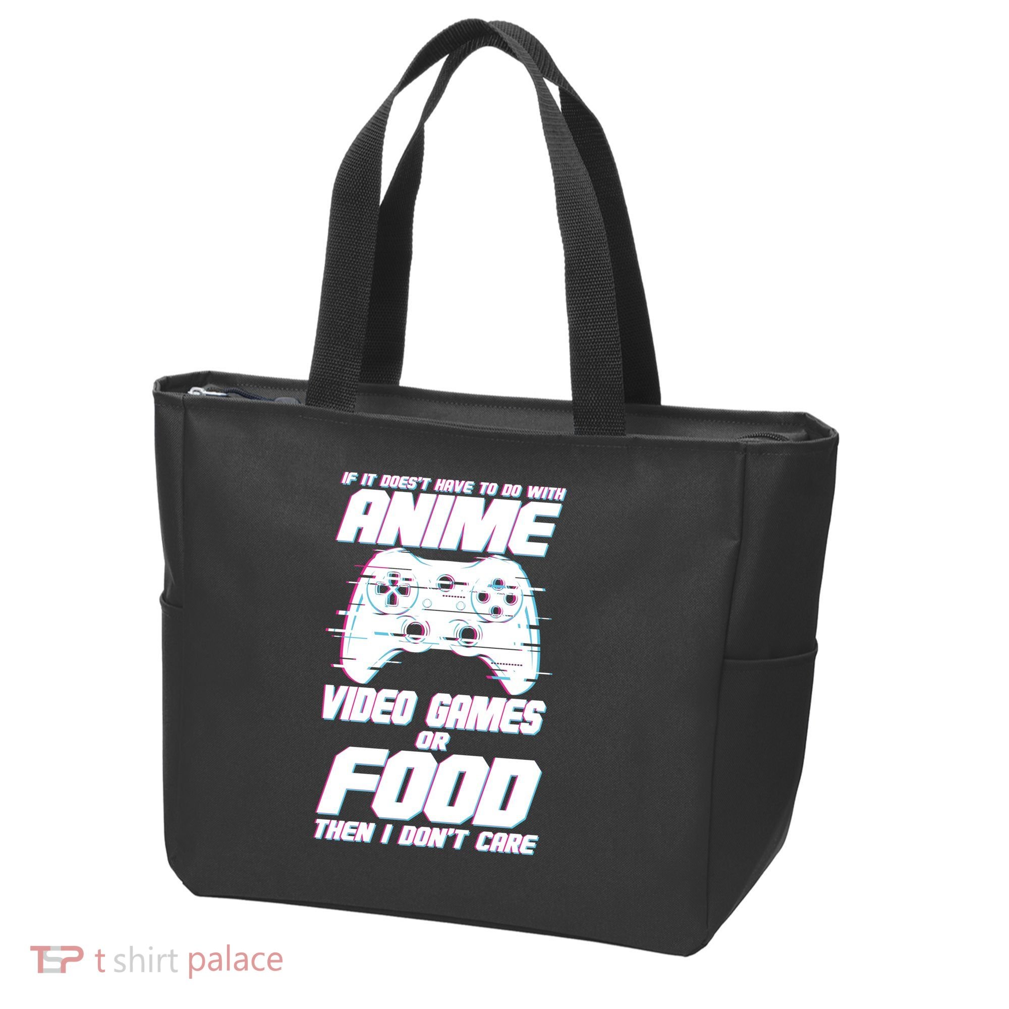 Anime Video Games Or Food Tote Bag