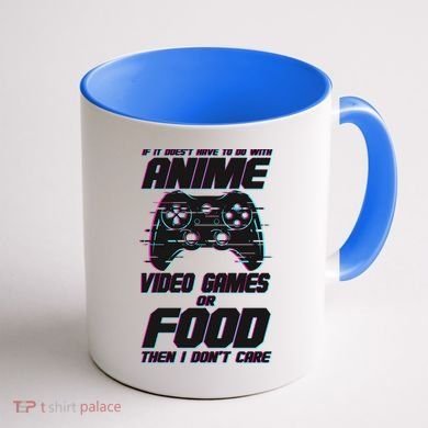 Anime Video Games Or Food Coffee Mug back