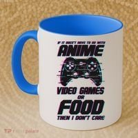Anime Video Games Or Food Coffee Mug thumb 2
