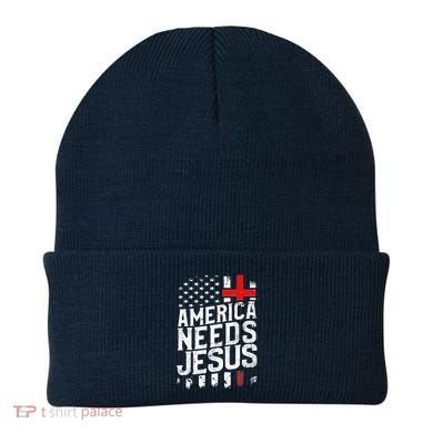 America Needs Jesus Beanie