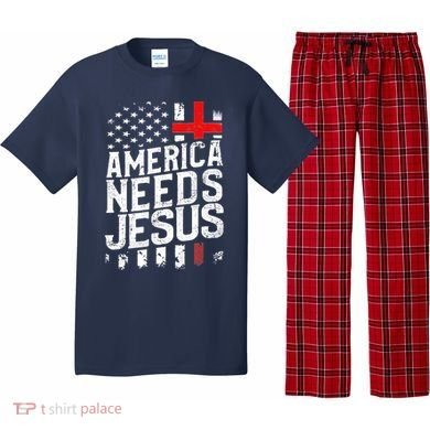 America Needs Jesus Pajama Set