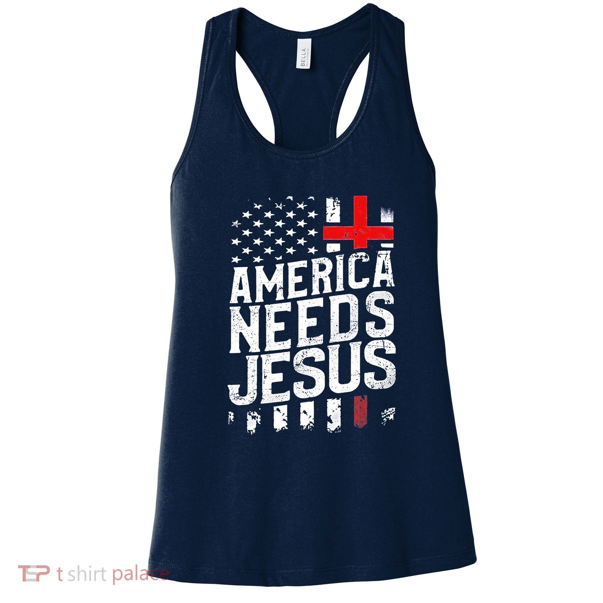 America Needs Jesus Women's Tank Top