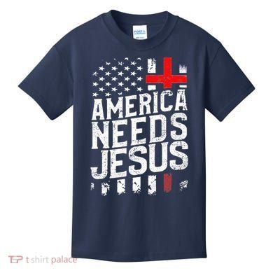 America Needs Jesus Kids T-Shirt