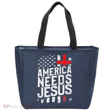 America Needs Jesus Tote Bag