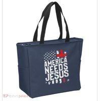 America Needs Jesus Tote Bag thumb 2