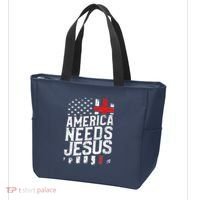 America Needs Jesus Tote Bag thumb 3