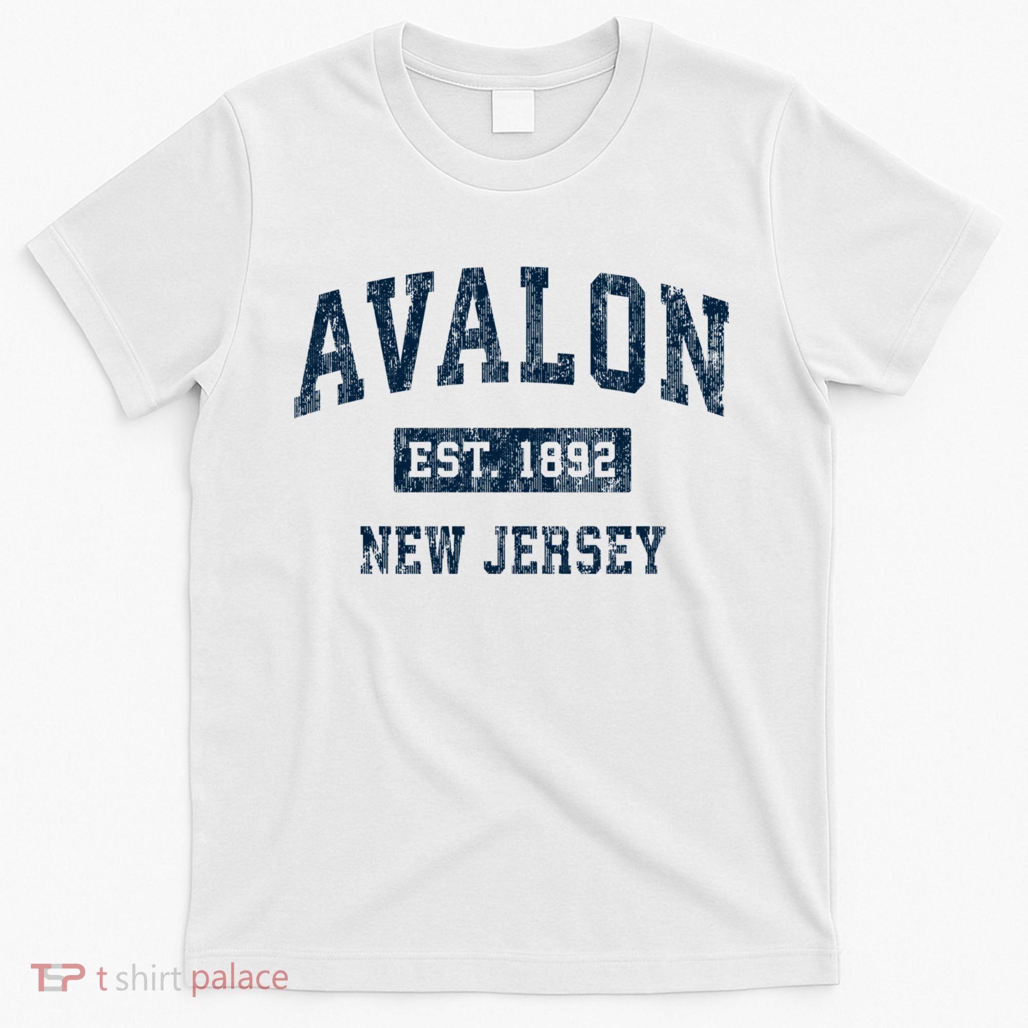 Avalon New Jersey Nj Vintage Sports T-Shirt